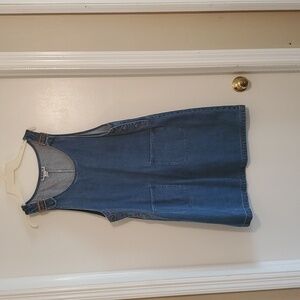Denim jumper dress